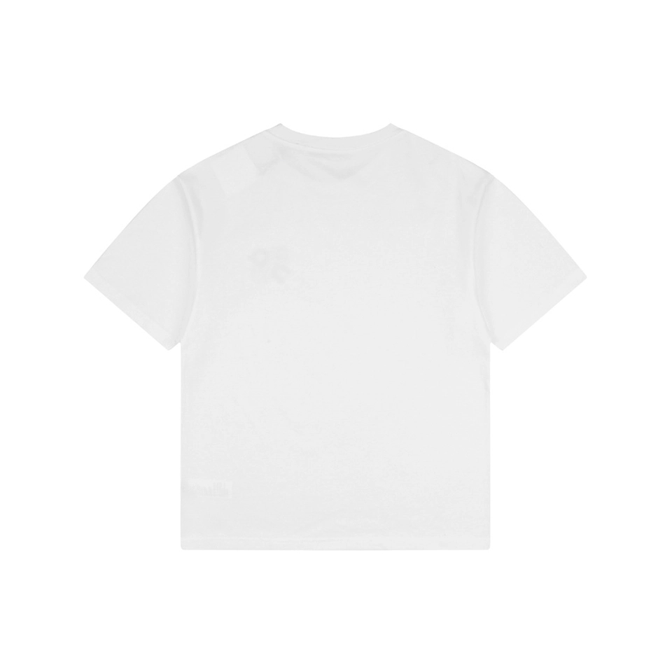 Fendi Multicolor FF Embroidered Heavyweight T-Shirt White Back view