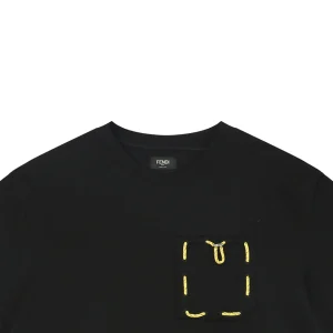 Fendi Utility Pocket T-Shirt Black