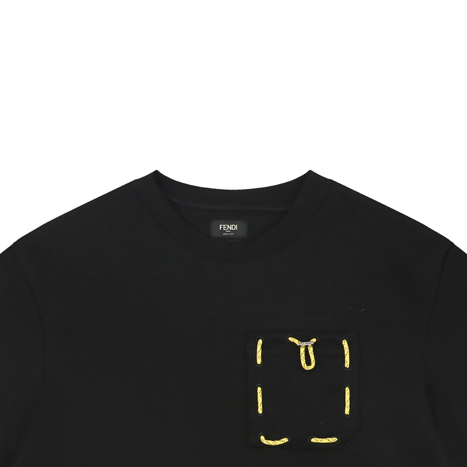 Fendi Utility Pocket T-Shirt Black