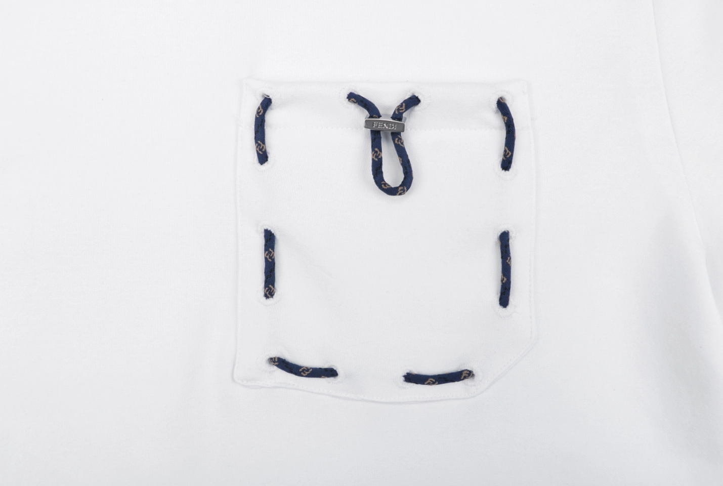 Fendi Utility Pocket T-Shirt White Pocket