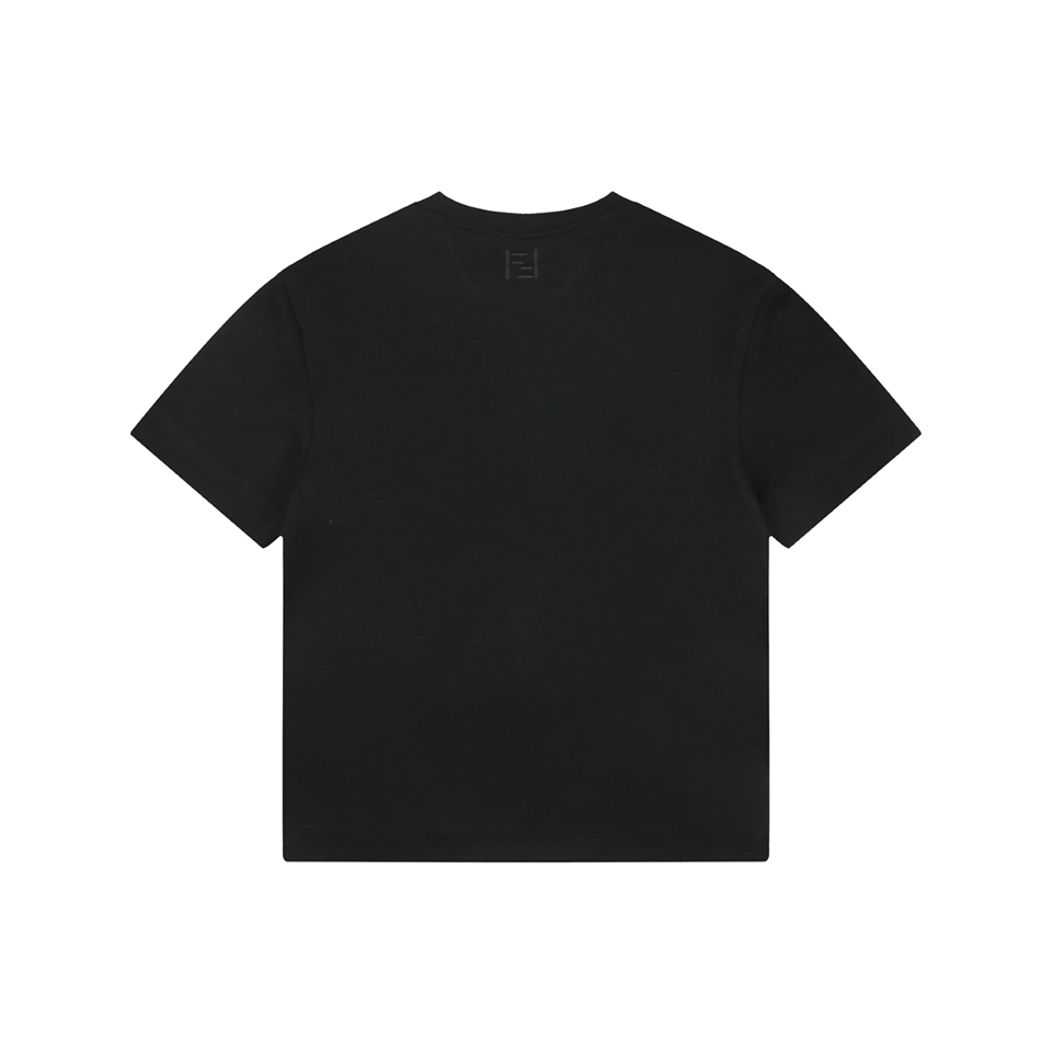 Fendi Utility Pocket T-Shirt Black back view