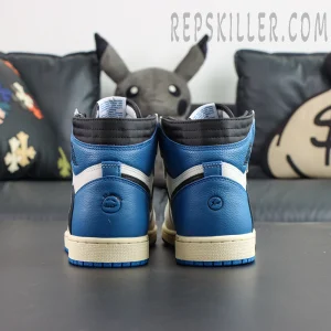 Rear view showing dual heel branding