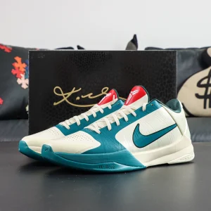 Kobe 5 Protro with signature black box and Coconut Milk colorway