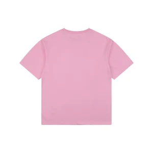 Loewe Anagram Cat Embroidered T-Shirt Pink Back view