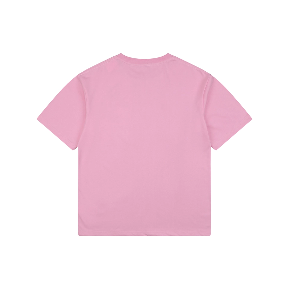 Loewe Anagram Cat Embroidered T-Shirt Pink Back view