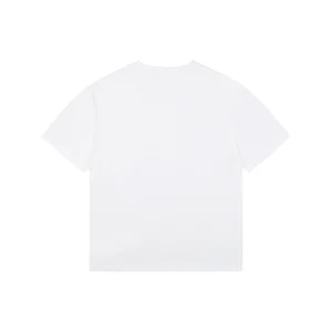 Loewe Antique Gold Anagram Embroidered T-Shirt White Back view