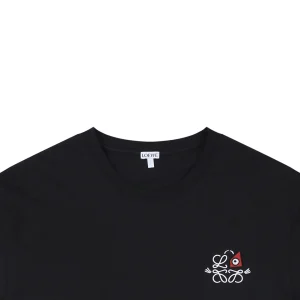 Loewe Cat Eye Embroidered T-Shirt