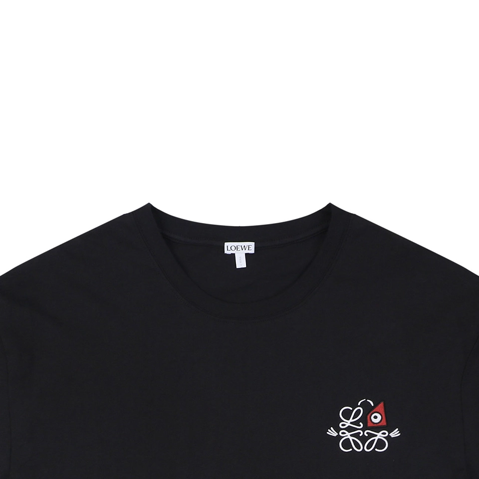 Loewe Cat Eye Embroidered T-Shirt