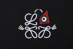 Loewe Cat Eye Embroidered T-Shirt Brand