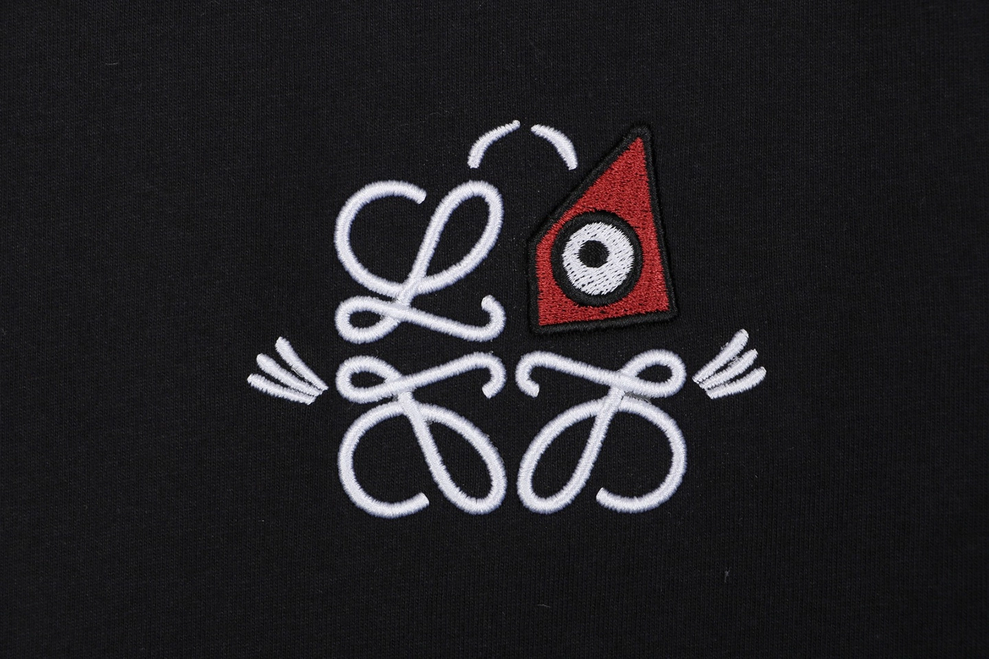 Loewe Cat Eye Embroidered T-Shirt Brand