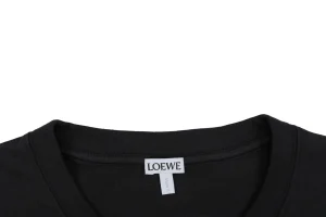 Loewe Cat Eye Embroidered T-Shirt Collar