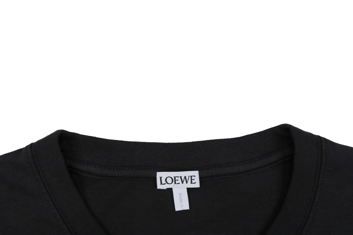 Loewe Cat Eye Embroidered T-Shirt Collar