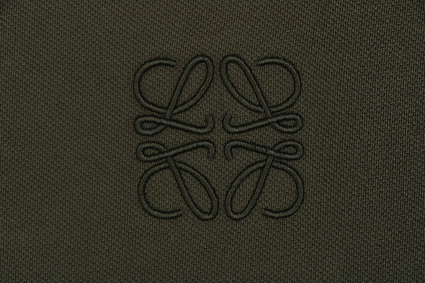 Loewe Embroidered Logo Polo T-Shirt Brown Brand