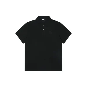 Loewe Embroidered Logo Polo T-Shirt Black Front view