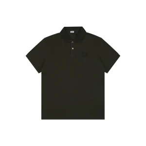 Loewe Embroidered Logo Polo T-Shirt Brown Front view