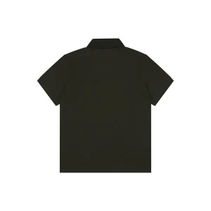 Loewe Embroidered Logo Polo T-Shirt Brown Back view