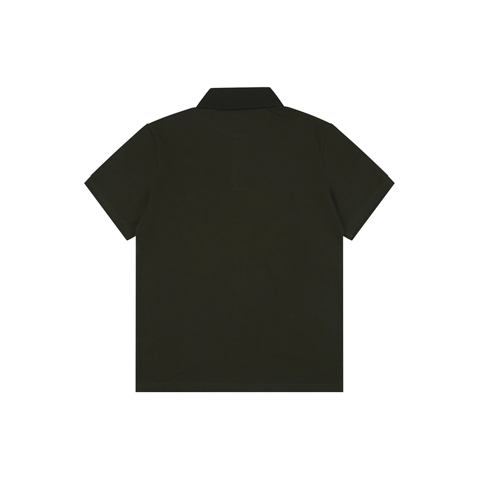 Loewe Embroidered Logo Polo T-Shirt Brown Back view