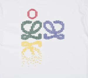 Loewe Gradient Knit Logo T-Shirt White Brand