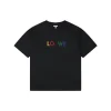 Loe Gradient Knit Logo T-Shirt (Black/White)