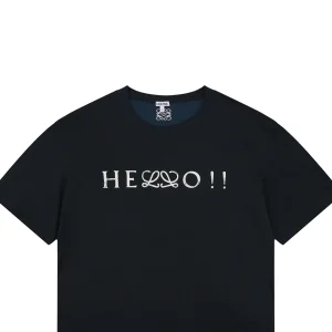 Loewe Half Anagram “HELLO!!” Graphic T-Shirt