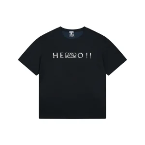Loewe Half Anagram “HELLO!!” Graphic T-Shirt Front view