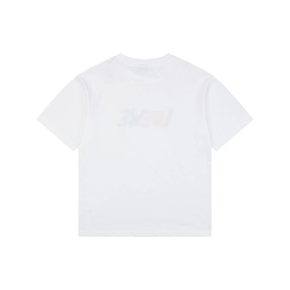 Loewe Handmade Color Letter Embroidered T-Shirt Back view