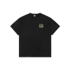 Loe Multicolor Anagram & Script Embroidery T-Shirt (Black/White)