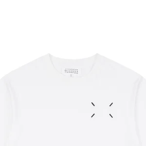 Maison Margiela Blurred Number 6 Back Logo T-Shirt White