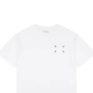 Maison Margiela Blurred Number 6 Back Logo T-Shirt White