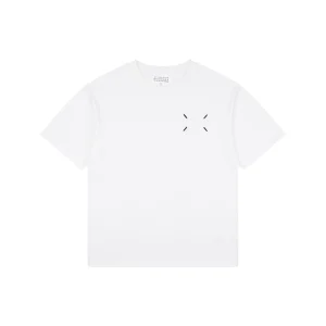 Maison Margiela Blurred Number 6 Back Logo T-Shirt White Front view