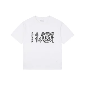 Maison Margiela Numeric “6” Graphic Oversized T-Shirt Front view