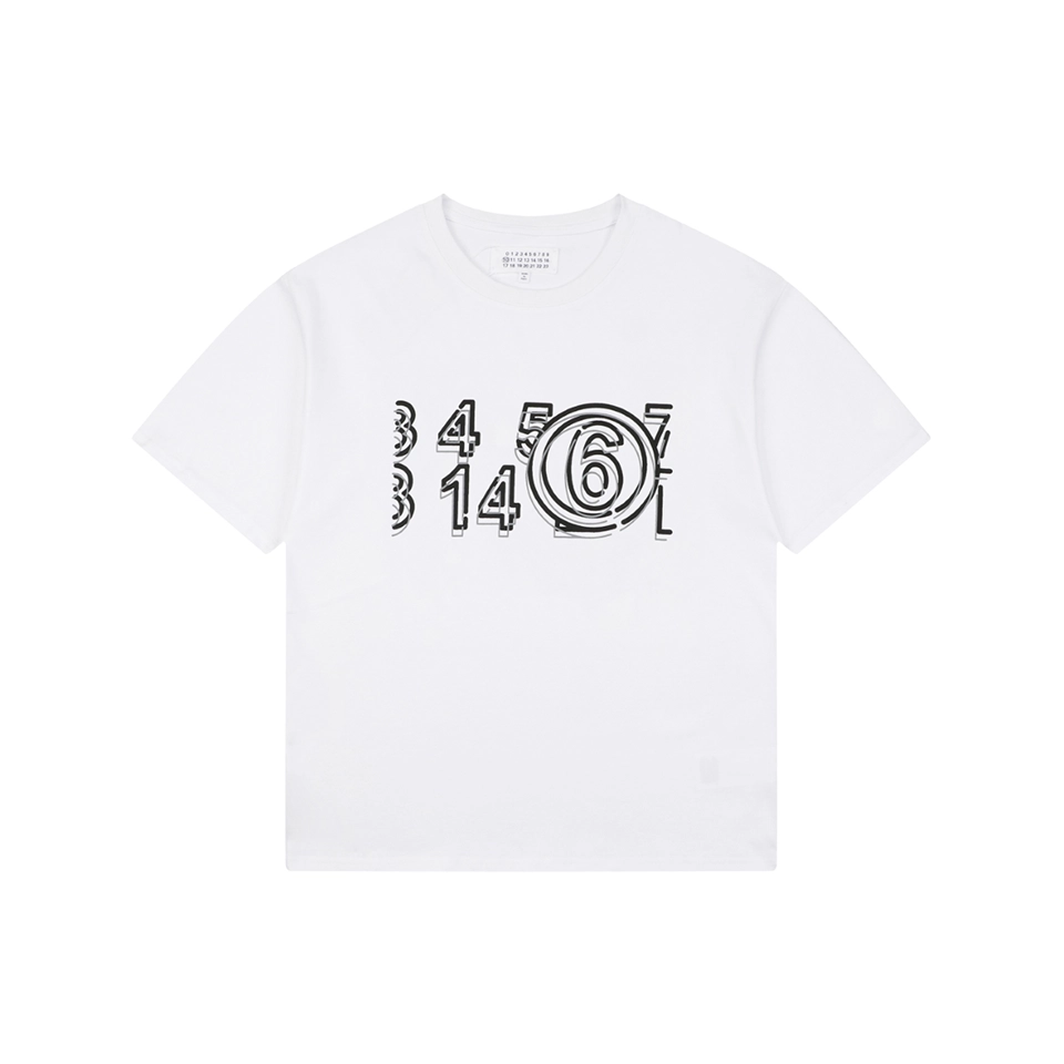 Maison Margiela Numeric “6” Graphic Oversized T-Shirt Front view