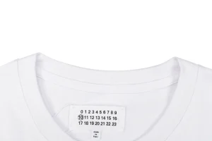 Maison Margiela Numeric “6” Graphic Oversized T-Shirt Collar