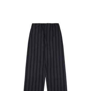 Maison Margiela Pinstripe Wide-Leg Trousers Black