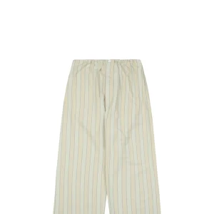 Maison Margiela Pinstripe Wide-Leg Trousers Green
