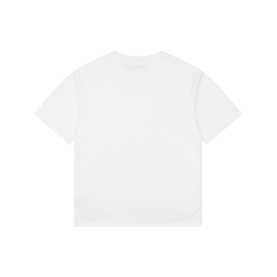 Maison Margiela Red Numeric Logo Embroidered T-Shirt Back view