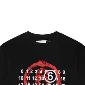 Maison Margiela Year of the Snake Numeric Graphic T-Shirt