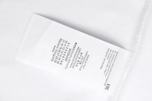 Maison Margiela Year of the Snake Numeric Graphic T-Shirt White Wash label