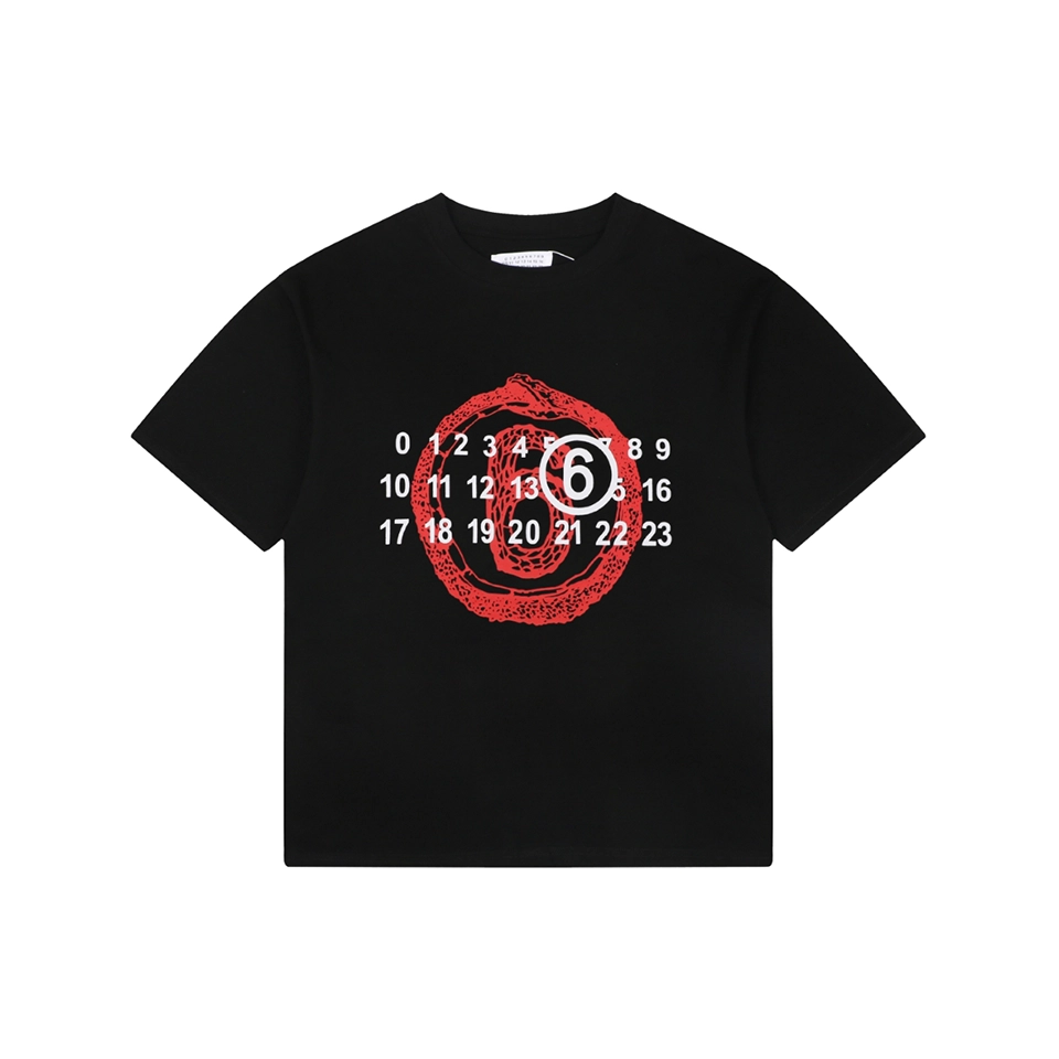 Maison Margiela Year of the Snake Numeric Graphic T-Shirt Front view