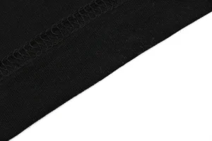 Miu Miu Double-Line Logo Print T-Shirt Black