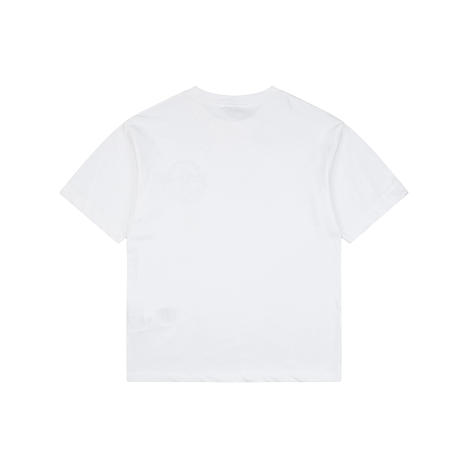 Miu Miu Double-Line Logo T-Shirt White Back view