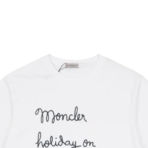 Moncler 1952 Beach Script Graphic T-Shirt