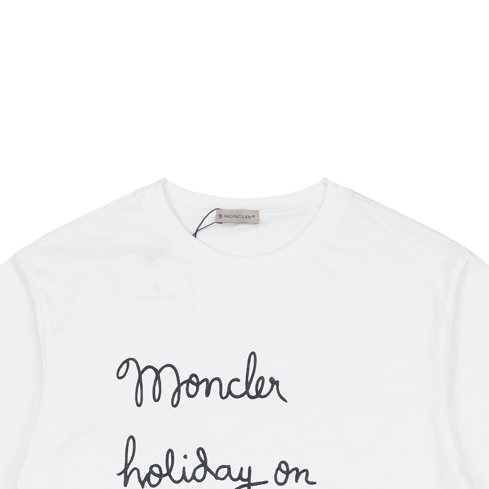 Moncler 1952 Beach Script Graphic T-Shirt