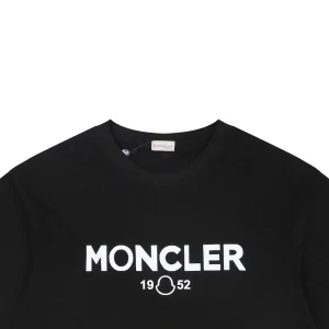 Moncler 1952 Logo Graphic T-Shirt Black