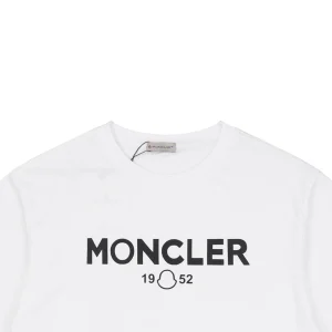 Moncler 1952 Logo Graphic T-Shirt White