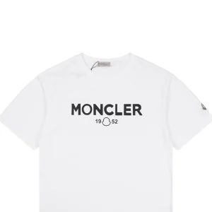 Moncler 1952 Logo Graphic T-Shirt White