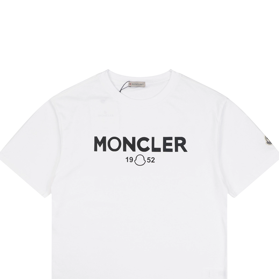 Moncler 1952 Logo Graphic T-Shirt White
