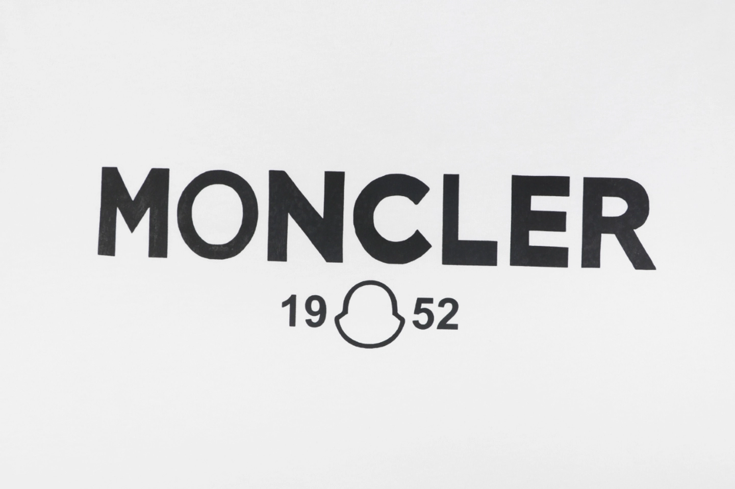 Moncler 1952 Logo Graphic T-Shirt White Front Print