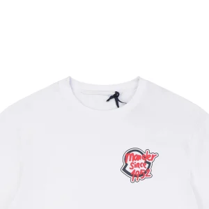 Moncler 1952 Red Logo Graphic T-Shirt