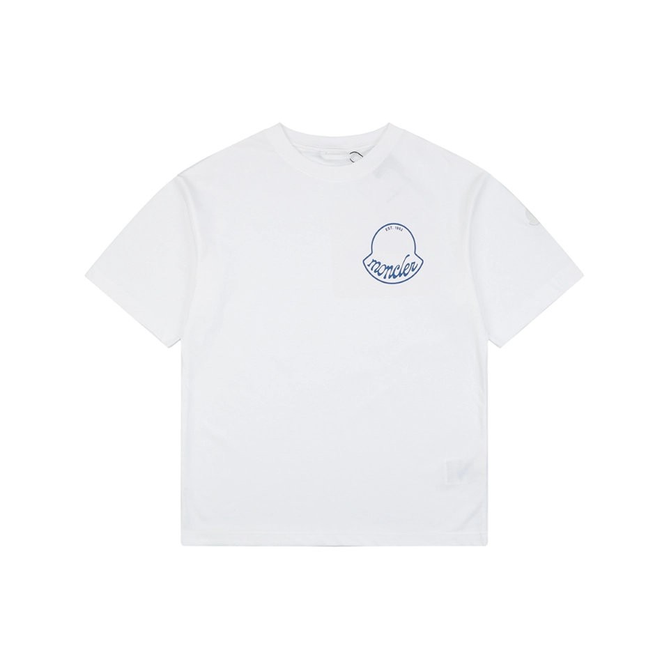Moncler 1952 Signature “M” Logo Oversized T-Shirt White Front view